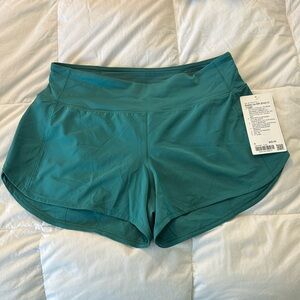 NWT Lululemon speed up shorts size 8 tall